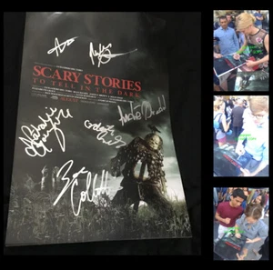 Scary Stories to Tell in the Dark póster firmado fundido x6 prueba fotográfica Zoe Colletti - Imagen 1 de 8