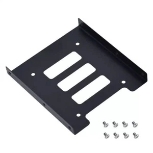 2.5in to 3.5in Bay SSD/HDD Metal Hard Drive Mounting Bracket Adapter Tray Holder - Bild 1 von 3