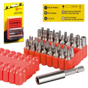 BITS SPEZIAL BIT SATZ Tri-Wing Dreikant Vielzahn Sechskant Magnet Halter 33 tlg. - Bild 1 von 6