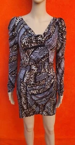 Strandkleid Sommer Party Kleid Sexy Gr. S Figurbetont Eng Raffung ( 1325 ) - Picture 1 of 5