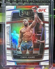 2022 Panini Select UFC Concourse White Prizm /75 Ciryl Gane #47