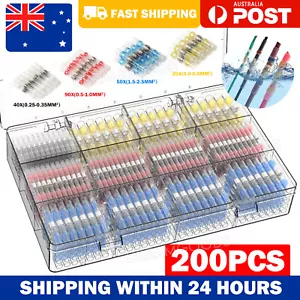 200PCS Solder Stick Waterproof Solder Wire Connector Terminals Kit Seal Sleeve - Picture 1 of 10