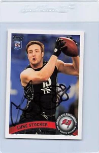 2011 Topps #196 Luke Stocker Buccaneers Signed Auto *K8873 - Picture 1 of 2