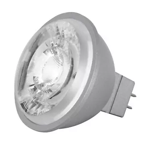 Satco S8635 LED Reflector Bulb 8W =75W MR16 15 Degree 12V 2-Pin GU5.3 Warm White - Picture 1 of 6