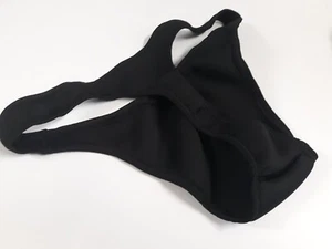 Mens Thong Handmade Custom Made In USA Black - Picture 1 of 3