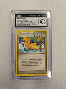 Pokemon 2004 Tropical Wind Black Star Promos 026 World Championships CGC 9.5 - Picture 1 of 2