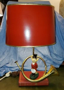 Snooty Fox 22" Tall Table Desk Lamp Fox Hunt Lamp Good Condition! - Picture 1 of 24