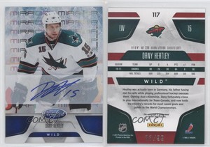 2011-12 Certified Mirror Blue Signatures /99 Dany Heatley #117 Auto