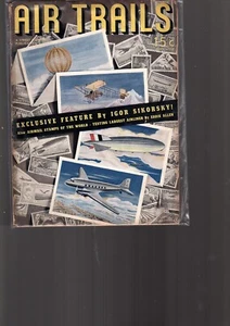 Air Trails June 1939 Igor Sikorsky airmail stamps on Cover (j1000 - Picture 1 of 8
