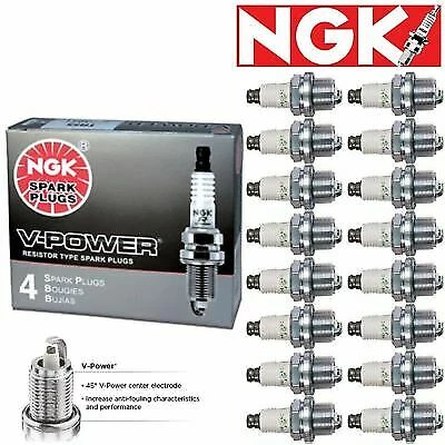 16 Pcs V-Power Spark Plugs NGK 2006-2008 Dodge Charger 5.7L V8 Kit Set Tune Foto 1 de 4