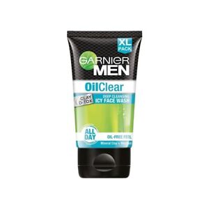 Garnier Men Oil Clear Deep Cleansing Icy Face Wash For Oily Skin 150gm
