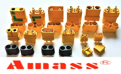XT30U XT60 H XT60H XT90 H S XT90S Original Amass Gold Stecker Paar oder Einzeln - Bild 1 von 4