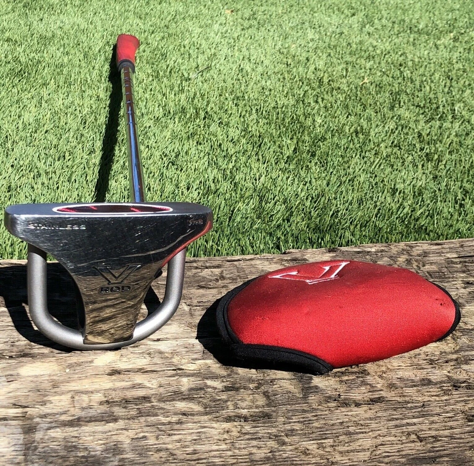 Affinity V Rod VR5 Stainless RH 35" Milled Face Steel Shaft Red V-Rod Grip  - Image 1 of 4