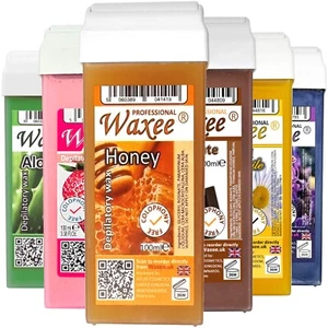 6 x Roll on wax cartridge 100ml roller WAXEE Professional hair removal HOT ⭐⭐⭐⭐⭐ - Picture 1 of 7