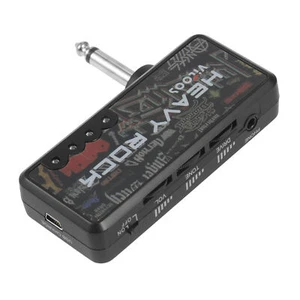 Amplificador Auriculares Enchufe para Guitarra Eléctrica VITOOS Heavy Rock para Práctica V8D7 - Imagen 1 de 8