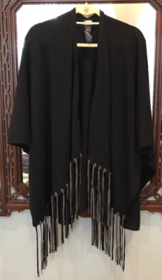 CHAL ENVOLVENTE ARMANI COLLEZIONI MEZCLA LANA GAMUZA FLECOS - ¡¡NUEVO SIN ETIQUETAS!!! Foto 1 de 4