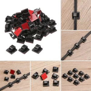 Selbstklebend Fixer Holder Wire Management Kabelklemme  (Kabel) Kabel Clip - Afbeelding 1 van 9