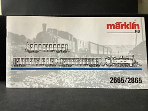 Juego de trenes Märklin descripción/manual 2665/2865 (CZ06-4S2/4/1) - Imagen 1 de 1