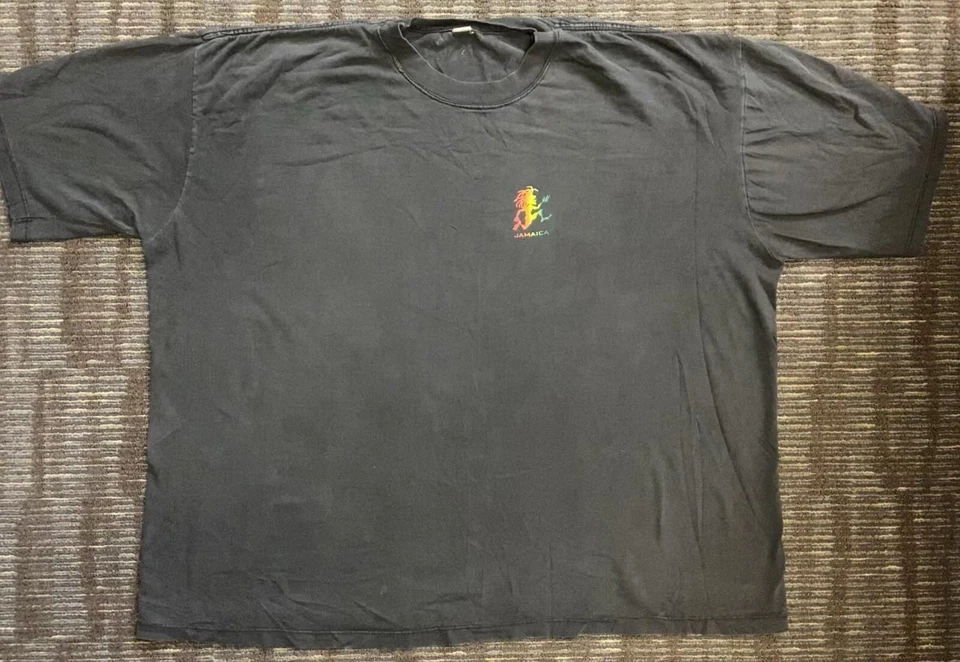 Camisa De Colección Años 90 Jamaica Rasta Hombre L Isla Rastafari Vacaciones Reggae Jah Turista * Foto 1 de 4