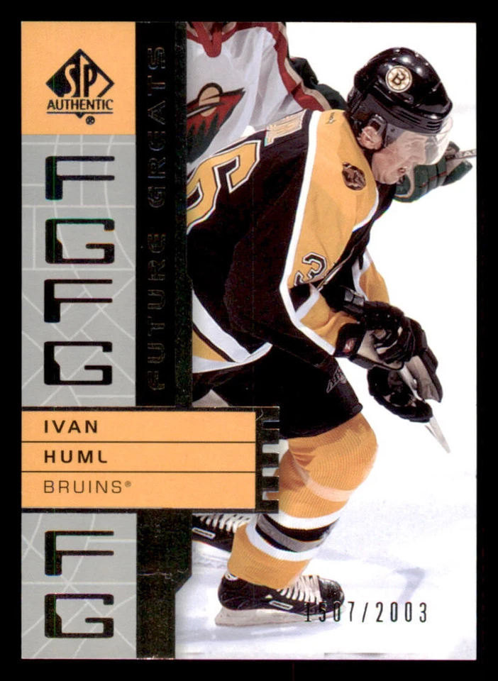 2002-03 SP Authentic #109 Ivan Huml FG /2003 - Image 1 of 2