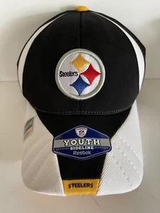 Gorra de pelota juvenil de los Pittsburgh Steelers-NFL-Reebok - Imagen 1 de 3