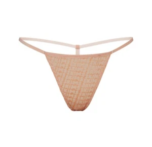 SKIMS Velvet String Thong Peach XL - Picture 1 of 6