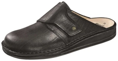 Finn Comfort Amalfi Herren Clogs schwarz Wechselfussbett Leder Klett 1515-044099 - Bild 1 von 4