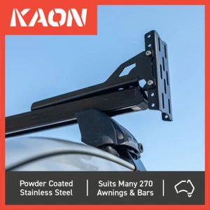 Universal 270 Degree Awning Bracket Set to suit Cross Bars & Platform Roof Racks - Picture 1 of 10