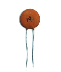 50pc Disc Ceramic Capacitor 682K 682 6800pF 1KV 1000V K ±10% Y5P RoHS Taiwan - Picture 1 of 2