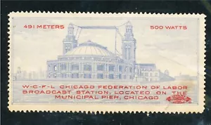 EKKO WCFL no gum, wrinkled, Chicago fed. of Labor .........164089 - Picture 1 of 1