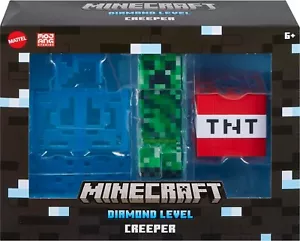 Minecraft Diamond Level Creeper, 5.5-inch Collector Action Figure - Picture 1 of 6