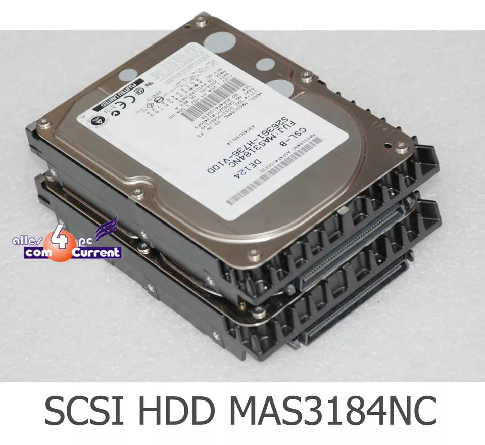 18 GB Fujitsu Mas3184Nc Ca06227-B13400Fs S26361-H736-V100 SCSI Hard Drive #K1821 - Image 1 of 1