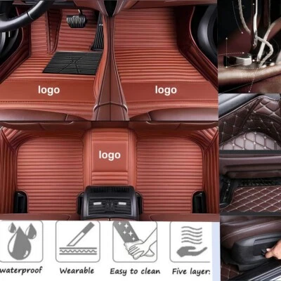 For Kia Amanti 2003-2010 Waterproof Auto Carpets Car Floor Mats All Weather - Image 1 of 4