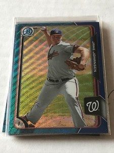 JAKE JOHANSEN 2015 BOWMAN CHROME BLUE WAVE REFRACTOR #BCP130 NATIONALS!