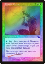 Rhystic Circle FOIL Prophecy NM White Common MAGIC THE GATHERING CARD ABUGames