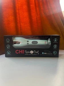 BRAND NEW - CHI Spin N Curl Ceramic Rotating Hair Curler in Mint Green - Picture 1 of 7