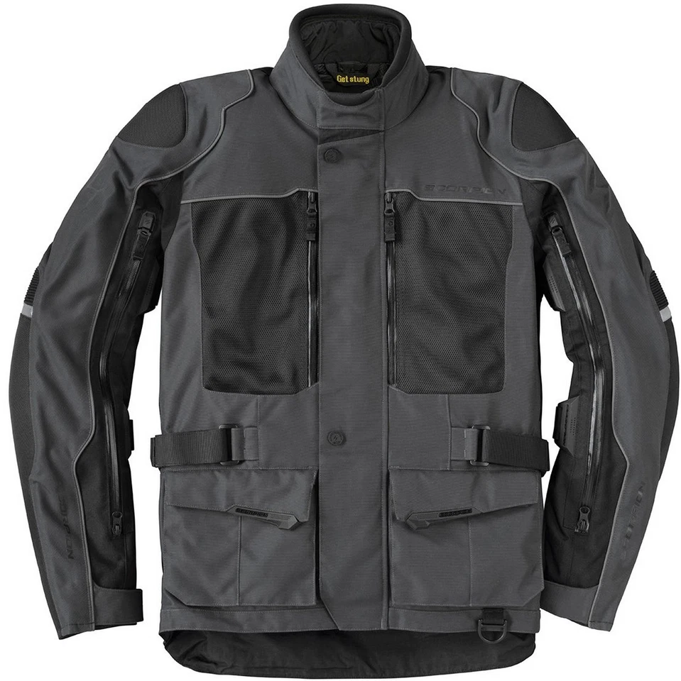 Scorpion Yosemite Mens Textile Motorcycle Jacket Dark Gray - Image 1 of 2