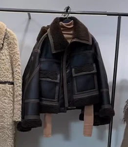 ZARA NUOVA CON ETICHETTE 2025. GIACCA DOUBLE FACE MARRONE CIOCCOLATO EDIZIONE LIMITATA. 3548/900 - Foto 1 di 10