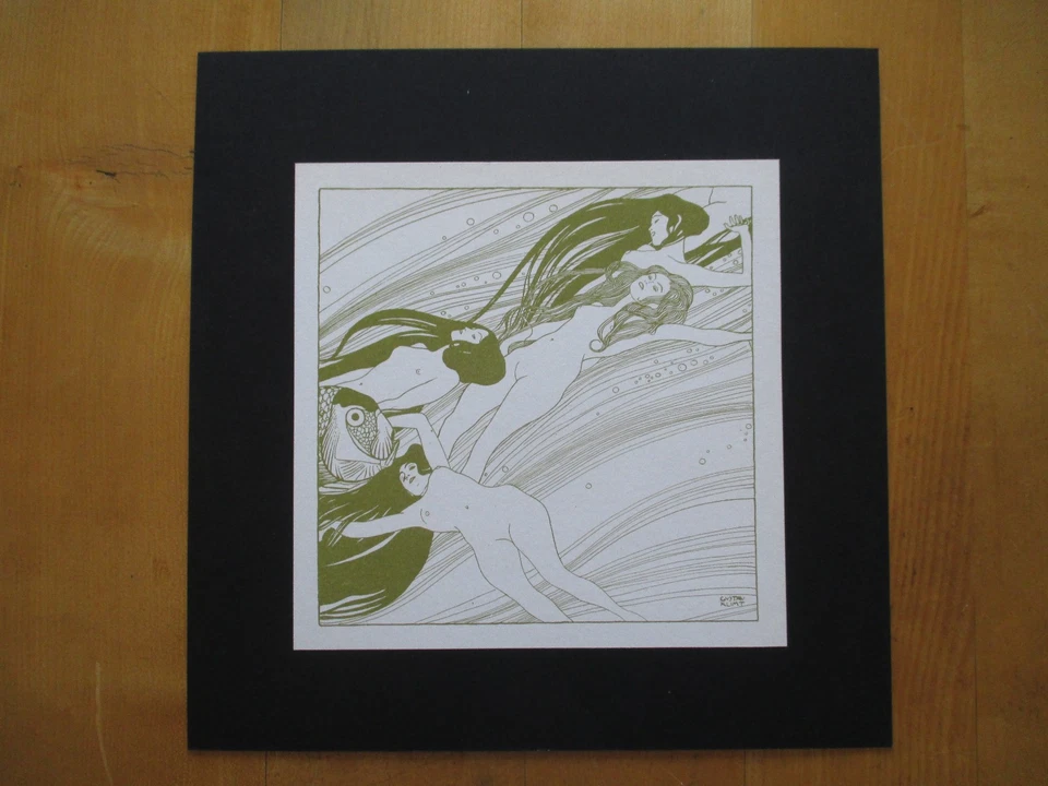 Jugendstil - Gustav Klimt - Druck: 1966 -  B.-Nr.: 4410 - (29,7x29,7cm) - Bild 1 von 1