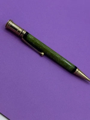Vintage Parker Duofold Jade Green Mechanical Pencil 1916 Patent – Gold Trim - Image 1 of 4