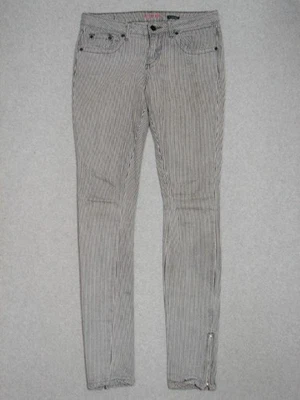 OA23460 ***LUX*** JEANS AJUSTADOS PARA MUJER talla 28 GRIS Y BLANCO RAYAS Foto 1 de 4