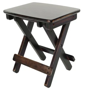 Portable Bamboo Folding Stool For Fishing Home Bedroom Kitchen Garden HOT - Picture 1 of 7
