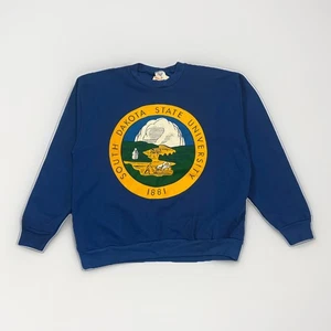 Vintage 1990s South Dakota State Artex Crewneck Sweatshirt Size L New w/ Tags - Bild 1 von 8
