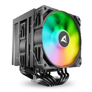 Sharkoon A60 Czarna chłodnica procesora RGB - Zdjęcie 1 z 10