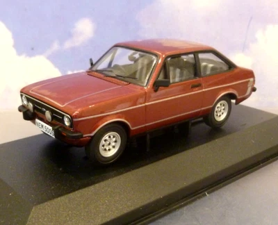 CORGI VANGUARDS 1/43 1977 FORD ESCORT MKII MK2 1300 SPORT JUPITER RED VA12623 - Image 1 of 4