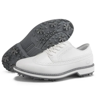 Zapatos de golf cómodos para hombre calzado de golf ligero entrenamiento amortiguación Foto 1 de 4