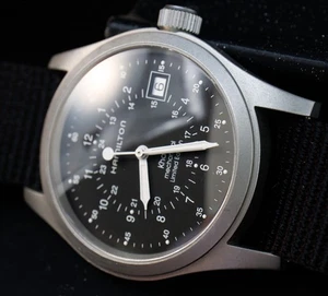 Hamilton Khaki Limited Edition "Pearl Harbor" Model Military Style Field Watch - Picture 1 of 18