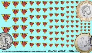 Clan Wolf - Den Keshik - Waterslide Decals for Battletech - Picture 1 of 1