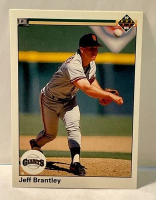 Jeff Brantley 1990 Upper Deck 358 San Francisco Giants Wall Of Fame Honor/ TV NM - Image 1 of 2