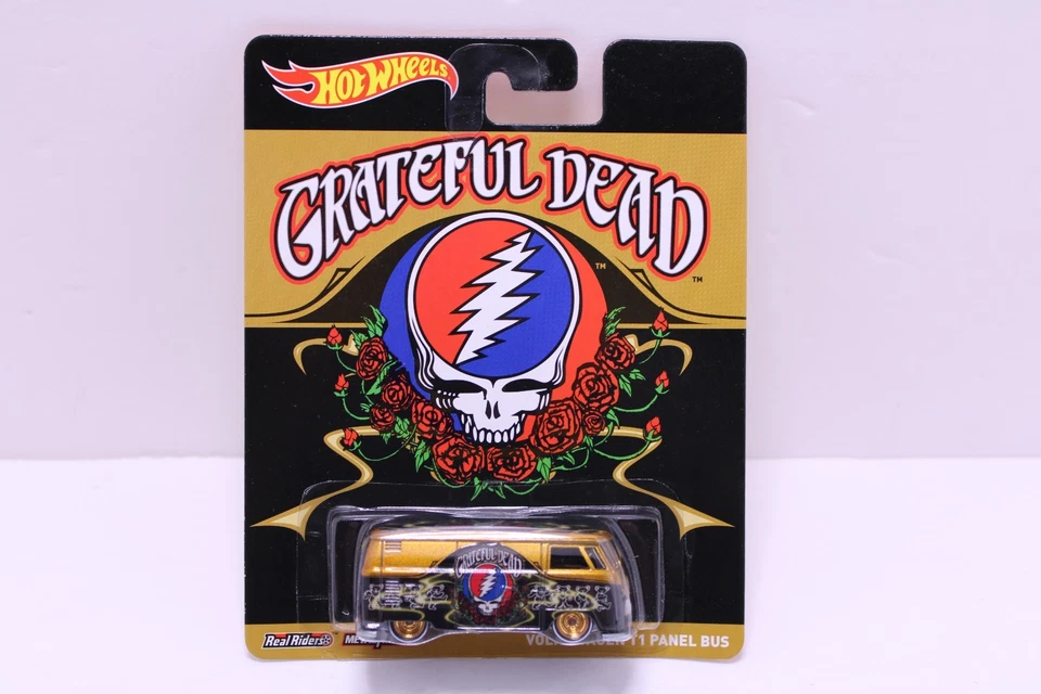 2013 Mattel Hot Wheels HW Pop Culture Grateful Dead VW T1 Panel Bus RR 1/64 - Image 1 of 3